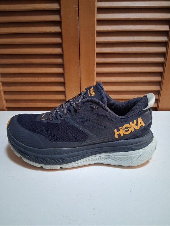 Hoka Other - Hoka Stinson ATR 6 Trail Running Shoe Mens Size 9.5 Ombré Blue/Saffron